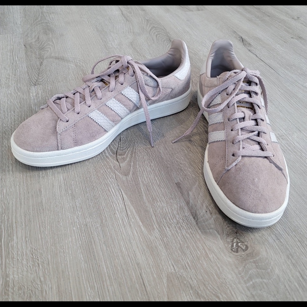 Adidas Originals Campus Tan/Metallic Suede Sneaker